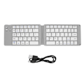Miniatyrbillede 1 af 5: Foldbar Bluetooth-tastatur, slank lommestørrelse, bærbar trådløs tastatur til Windows7 8 Tablet Notebook Mobiltelefon