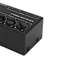 Miniatyrbillede 3 af 8: Stereo Mixer Passiv 4-kanals Audio Line Mini RCA Bærbar til Computer Telefon Tablet