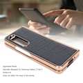 Pikkukuva 7 / 8: Puhelimen suojakotelo Samsung Galaxy Z Fold 4:lle Nano Plating Crocodilian Pattern Aito nahka naarmuuntumaton sininen