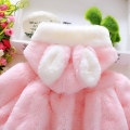 Pikkukuva 4 / 5: Baby Girls Fur Fleece Pageant Coat Winter Warm Jacket Hoodie O