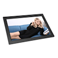 Miniatyrbild 4 av 5: Digital fotoram 10,1 tum HD IPS pekskärm automatisk roterande stöd app delning WiFi smart fotoram 100-240V
