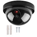 Miniatyrbild 2 av 5: Låtsasövervakningskamera, Ökad säkerhet med batteridrift och enkel installation för inom- och utomhusbruk, Simuleringslins CCTV Dome-kamera för