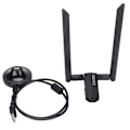 Miniatyrbillede 4 af 5: Trådløs netværkskort 1200 Mbps lang rækkevidde dual band trådløs USB WiFi-adapter til pc-desktop