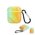 Miniatyrbild 6 av 8: Gradient Färgad Hörlursfodral Anti-förlorad Stöttålig Skyddande Skal för IOS Earbuds 2/1