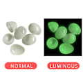 Miniatyrbilde 5 av 5: Påske Luminous Plast Egg Blanke Påske Egg med Fargepenner for Kunstig Egg DIY Maling og Dekorering