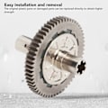 Miniatyrbild 7 av 8: Metallstål 57T 0.8Mod Slipper Set Slipper Clutch Spur Gear för Arrma 1/10 Granit för Typhon 1/8 RC Bil