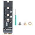 Miniatyrbillede 1 af 5: Adapterkort Sort ABS Solid-State Drive Passer til Macbook Air i 2013-2017 M.2 NVME PCIE3.0