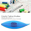 Miniatyrbild 8 av 8: 2 st Tatting Shuttle Bärbar Återanvändbar SKC Plast Lång Tatting Shuttle Stickningsverktyg Hantverk Sytillbehör