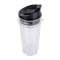 Pikkukuva 5 / 5: 16oz Vaihtokupin Sekoitinkupin Säiliö Kannelli Sopii Nutri Ninja Blender Lisävarusteisiin