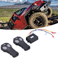 Miniatyrbilde 1 av 8: 2 stk trådløs vinsj fjernkontroll 12V elektrisk erstatning for Jeep ATV lastebil Universal