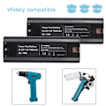 Miniatyrbilde 3 av 5: 2 stk 7,2V 2100mAh oppladbare strømverktøy NiCd batteri erstatning for Makita 7000 svart