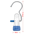 Miniatyrbild 5 av 5: 20 st Boot Hanger Clips, Tvättkrok Hängande klädnålar Rostfritt stål Galge Håll Clips för strumpor, handdukar, underkläder, hattar, halsdukar, handdukar, byxor
