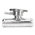 Miniatyrbillede 2 af 5: Inline kølervæske påfyldningsstuds med 16PSI hætte 32mm 1‑1/4in OD T6061 aluminium poleret overflade til biler