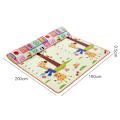Miniatyrbild 2 av 5: Baby Play Mat, Playmat Baby Crawling Mat för Golv Baby Mat Large, Plysch Yta Fällbar Halkfri