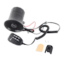 Miniatyrbilde 1 av 5: 50W 120dB Bil Høylyd Horn 6 Lyder Nødalarm Sirene Universell for 12V Auto Bil Brannslukking