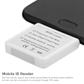 Miniatyrbild 4 av 4: W86 Micro USB Mobiltelefon Kortläsare Bärbar för RFID Mobil ID-läsare för Android Vit