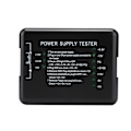 Miniatyrbillede 1 af 5: Sort Computer PC Strømforsyning Tester 24Pin Kompatibel PSU/ATX/SATA/HDD Med Indikatorlys