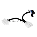Miniatyrbillede 1 af 2: OBD2 16-polet han til dobbelt hun splitter adapter forlængerkabel Y-kabel
