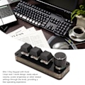 Miniatyrbillede 5 af 5: Mini 3-tasters tastatur med drejeknap til brugerdefineret programmering, hot-swappable blå switch, makro, mekanisk tastatur til gaming