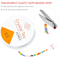Miniatyrbild 4 av 5: Uniforma Runda Glaspärlor, 3 mm Diameter Flerfärgade Fröpärlor Kit Perfekt För Smyckestillverkning, Litet Pärlkit Erbjuder Mångsidighet För Diy Mini