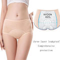 Miniatyrbild 3 av 5: Täta Trosor för Kvinnor, Plus Size Mesh Sömlösa Tätsäkra Skyddstrosor 6-pack