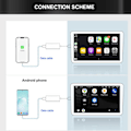 Miniatyrbilde 7 av 8: USB-kablet Carplay-dongel med stemmestyring for Android-telefoner og bilstereo