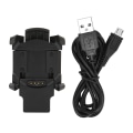Miniatyrbilde 1 av 5: Lader kompatibel med Garmin Descent Mk1 GPS Smart Watch USB-ladekabelklemme