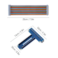 Pikkukuva 4 / 8: T-tyyppinen GPIO-laajennuskortti 40-nastainen nauhakaapeli Raspberry Pi 1B+/ 2B/ 3B