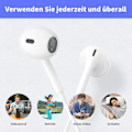 Miniatyrbild 5 av 7: USB C Hörlurar, Lightning-kontakt för sömlös integration & bred kompatibilitet, tydliga samtal med integrerad mikrofon