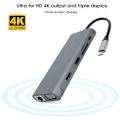 Miniatyrbild 5 av 6: Portabel 12-i-1 USB 3.0 till HDMI VGA PD USB-hub för OS X-bärbar dator Dockingstation Adapter