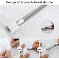 Miniatyrbilde 5 av 5: Ekstra Stor Mesh Vaskesekk, 2-pakning Glidelås Polyester Delikat Vaskesekk, Vaskemaskin og Tørketrommel Sikker Klær Vaskesekk for Frakk, Genser, Seng