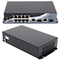 Miniatyrbild 4 av 7: Ethernet Mediaomvandlare Twisted Pair RJ45 10/100/1000M 2 Optisk Fiber 10 Portar Adaptiv SFP