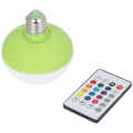 Miniatyrbilde 1 av 5: E27 100-240V LED-lyspære Bluetooth-høyttaler Fargerik musikklampe