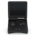 Miniatyrbillede 4 af 5: Beskyttende ABS-etui til Nintendo Game Boy Advance GBA SP - Reparationssæt - Sort