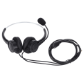 Miniatyrbillede 5 af 5: Callcenter-headset 3,5 mm computertelefon-headset med mikrofon til webseminarer, kontor, callcenter og erhverv
