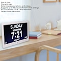 Miniatyrbild 5 av 8: Digital fotoram 10 tum 1024x600 LCD väckarklocka fjärrkontroll 100‑240V för hem EU-kontakt