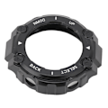 Miniatyrbild 5 av 5: Plastskyddsskal för Amazfit TRex Watch Edge Bumper Protective Shell Frame(Svart skal  Vit text )