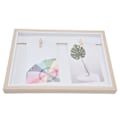 Miniatyrbild 4 av 7: Skuggbox för vägg & skrivbord, MDF-träramar med innovativ rep-klämdesign