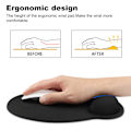 Miniatyrbild 3 av 6: Ergonomisk Gel Musmatta, Minnesgelsfylld Kudde Ger Bekvämt Stöd för Din Handled, Tvättbar Design Säkerställer Hållbarhet, Perfekt för