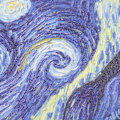 Miniatyrbillede 3 af 5: E-bogslæser Covers Malet Beskyttende PU Læder Etui til Kindle Paperwhite123 Ereader(Van Gogh Star Sky )