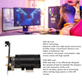 Miniatyrbillede 3 af 5: WiFi 6E AX210 PCIe WiFi-kort Bluetooth 5.3 med køleplade 2 antenne 6GHz 5.8GHz 2.4GHz trådløs netværksadapter til Windows 10 11