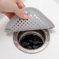 Miniatyrbillede 4 af 5: Husholdningsplastik kloakfilter brusebad afløb gulvafløb affaldsafløb badeværelse køkken (grå)