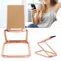 Miniatyrbild 1 av 8: Finger Ring Mobiltelefon Hållare Stativ 360° Rotation Metall Ring Spänne MultiAngle Handtag(Rose Gold )