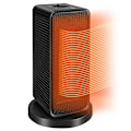 Miniatyrbild 1 av 2: 1500W PTC Keramisk Värme Portabelt Element, Tyst Oscillerande Värmare Säkerställer Jämn Värme, Smart Timer & ECO-läge för Effektiv Användning, ETL