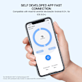 Miniatyrbilde 6 av 8: Trådløst digitalt mikroskop 50‑1000X forstørrelse 2 millioner piksler 1080P HD med justerbart stativ for Android for IOS