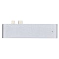 Miniatyrbild 1 av 7: 7-i-1 Typ-C Högupplöst 4K Kortläsare Hubb Adapter USB3.1 Dockningsstation