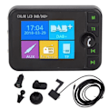 Miniatyrbild 1 av 5: Bil Bluetooth Digital Mottagare DAB DAB+ FM Bluetooth Handsfree 2.4 tums Färg LCD-skärm 3.5 mm Jack Digital Bilradio