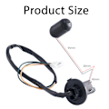 Miniatyrbillede 5 af 5: 3-benet brændstoftankniveau sensor gummimåler senderenhed til GY6 50 60 80CC motor scooter motorcykel