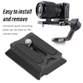 Miniatyrbild 8 av 8: Snabbkopplingsplatta Stativ Kulled Bas Kamera Stabilisator Tillbehör för Dji Ronin Rsc2 Rs2 Rs3 standard