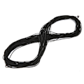 Miniatyrbilde 3 av 5: 1,2 mm 15 m elastisk strekkbar snor innpakket perler strengtråd for DIY